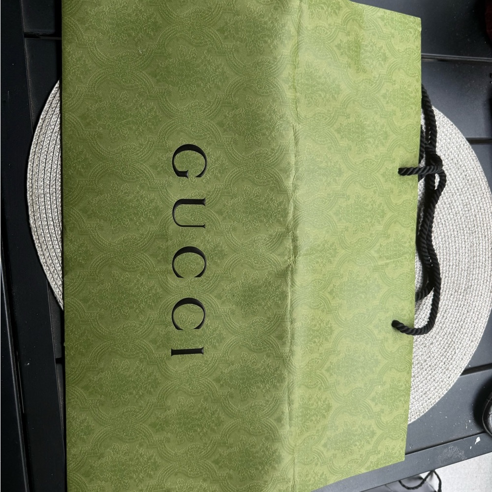 Gucci Green Shopping Bag